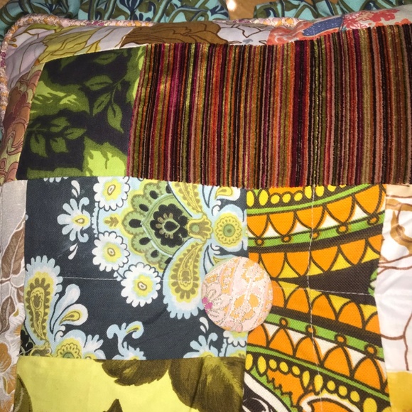 Retro Stylish Accent pillow, 2 sided turquoise - Picture 13 of 16